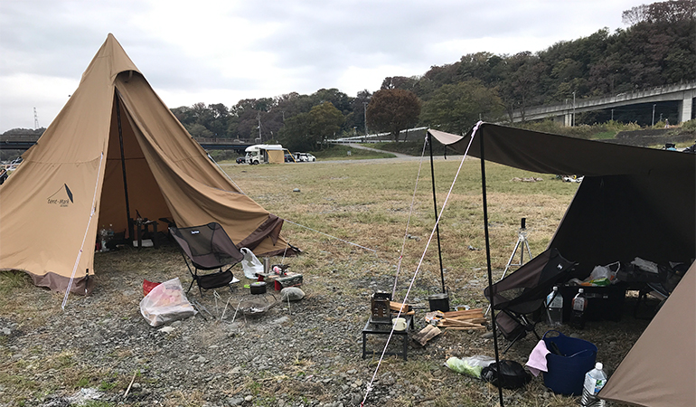 キャンプ 神奈川 ソロ