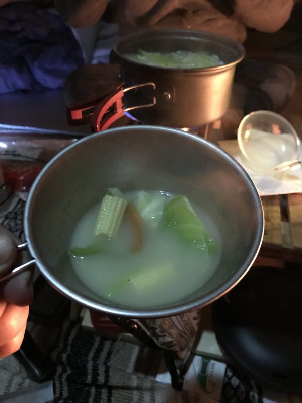 野菜スープ完成